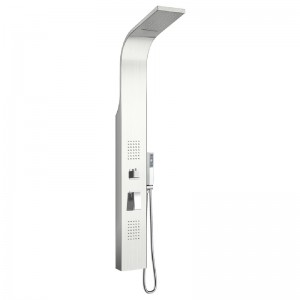 HL-2464 Wall mounted  Multi-Function Large size  Shower Panel tower system in stainless steel 304 material for Home Hotel Resort