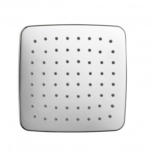 1F151  6 Inch High pressure ABS Chromed Square Rain Shower head For Bathroom