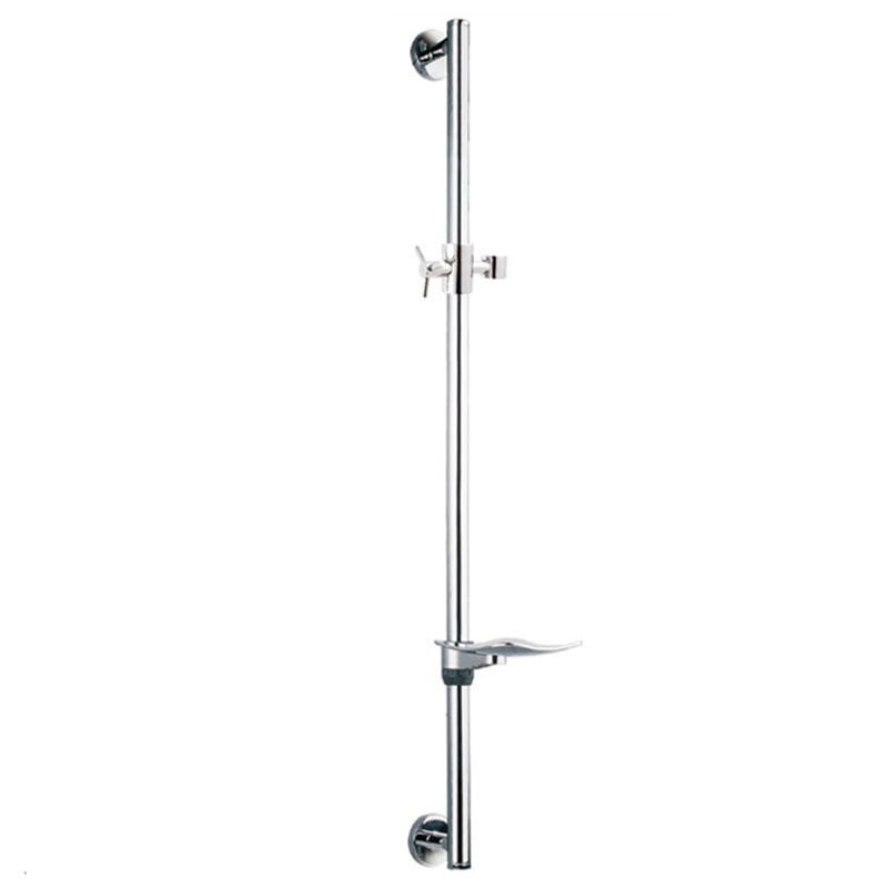 SR-9E 34.3 inch Brass long Shower Slider Bar with adjustable handheld shower head holder