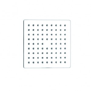 HL6315 Wall mounted 6 inch 304 Stainless Steel Ultra-thin High Pressure Rain Shower Head in square shape for Bathroom