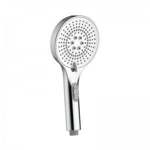 3F8181 Multi-Function High Pressure ABS Handheld Shower Head With Top Spray And ON/OFF Switch For Bathroom
