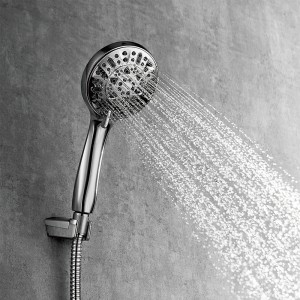 6F8180   ABS Handheld shower head  6 setting high pressure spa shower head for bathroom