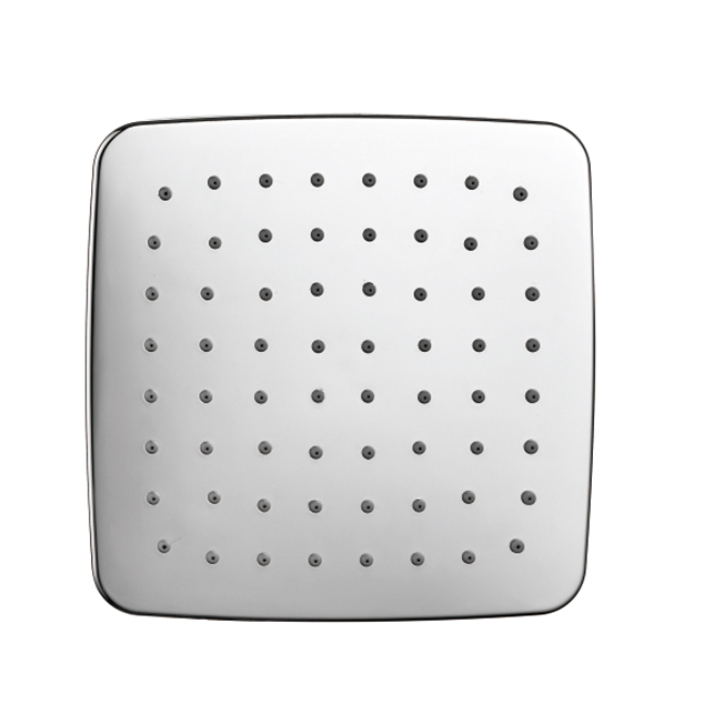 1F151  6 Inch High pressure ABS Chromed Square Rain Shower head For Bathroom