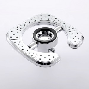 ZM8189 Magnetic Auto-Switch Dual Shower Head with handheld Spray Shower head Kit for Bathroom