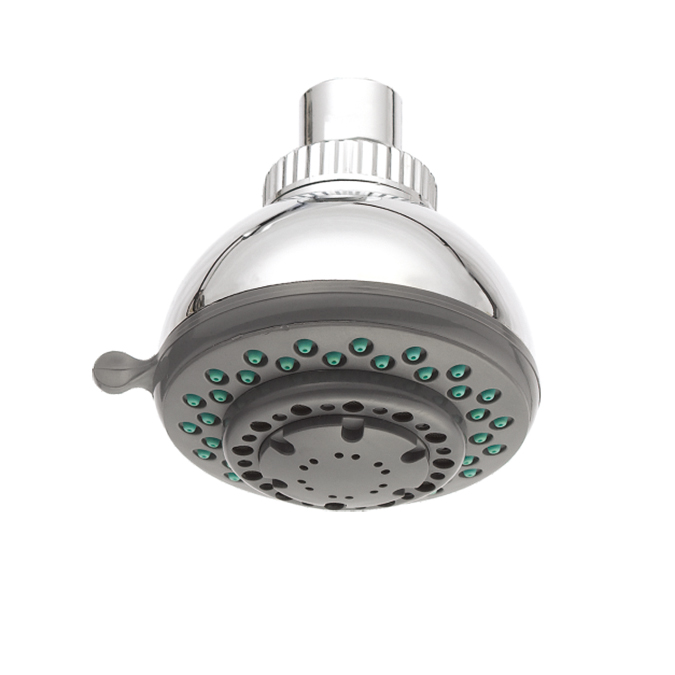 5F900 Wall mounted Plastic Chromed Multi Setting Rain Shower head For Bathroom