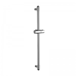 SR-1F Wall mounted Modern 304 Stainless Steel Round Shower Slider Bar With Adjustable Handheld Shower Head Holder For Bathroom