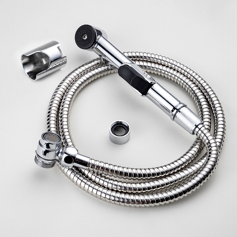HL4203+1F0118 One Setting ABS high pressure toilet spray bidet handheld shattaf set ,well fixed with basin faucet