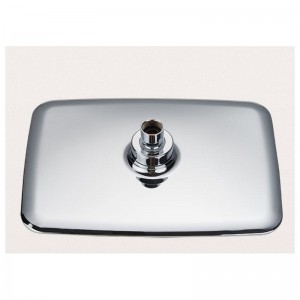 1F652 Luxury High Pressure ABS Chromed Rectangle Rain Shower head For Bathroom
