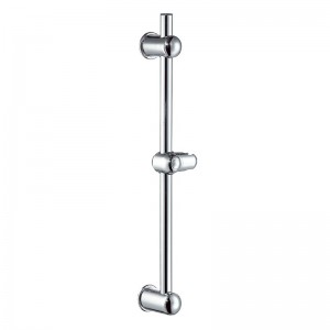 SR-9BA 25.4 inch Round Design Shower Slider Bar With Adjustable Handheld Shower Head Bracket ,Surface Chromed