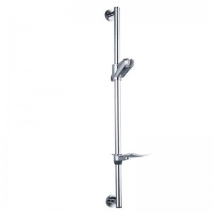 SR-9E 34.3 inch Brass long Shower Slider Bar with adjustable handheld shower head holder
