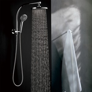 HL-3122 Brass multi Function Chromed short Shower Column Set including rain shower ,handheld shower for Bathroom
