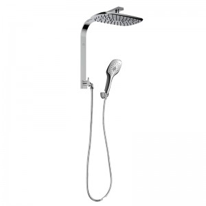 1TSG Brass multi Function Short Shower Column Set Sits flush against the wall for Bathroom