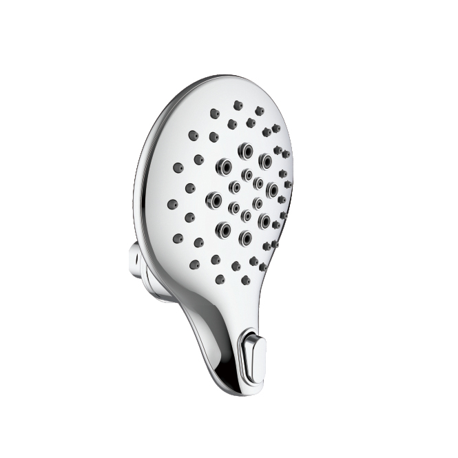 3F588 Three Function Modern ABS high pressure  Chromed Short handle  shower head with switch for bathroom