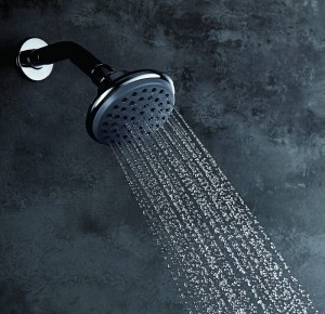 1F160 High pressure ABS Chromed Round Rain Shower head For Bathroom