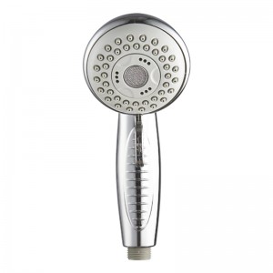 3F5678  Three Mode Modern ABS Chromed Handheld shower head with big size switch for Bathroom