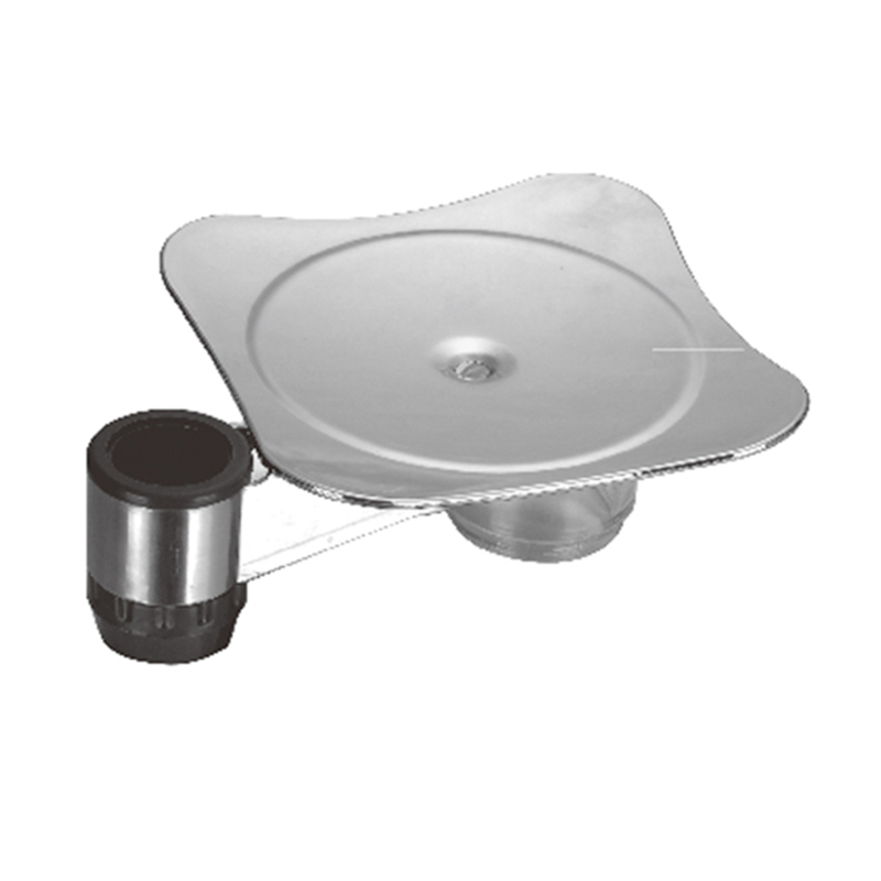 AS-1A  ABS material square chromed Soap dish on Shower Sliding Bar