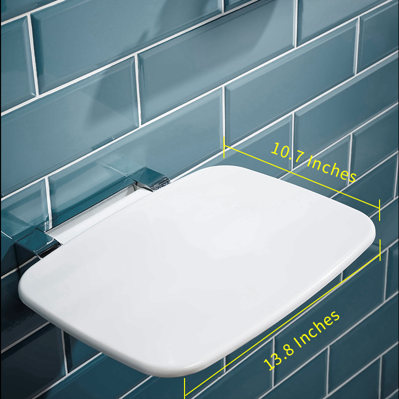DZ-001  Folding Shower Seat Wall Mounted Space Saving Shower Chair