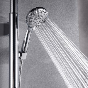 HL-2468 Stainless Steel Multi-Function Shower Panel with Rainfall Rain Shower Head and Hand Shower and body jet for Bathroom