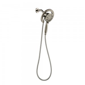 ZM8190 Magnetic Auto-Switch Dual Shower Head with handheld Spray Shower head Kit for Bathroom