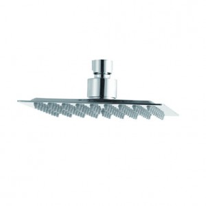 HL6315 Wall mounted 6 inch 304 Stainless Steel Ultra-thin High Pressure Rain Shower Head in square shape for Bathroom