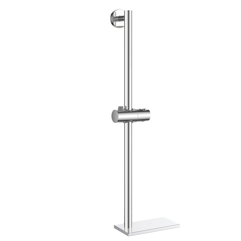 SR-5G Wall mounted 25.5 Inch Shower Slider Bar With Storage Plate And Height Adjustable Handheld Shower Bracket For Bathroom