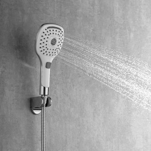 3F8818W-2B   High pressure 3 Setting ABS Chromed Shower Head Set  for Bathroom