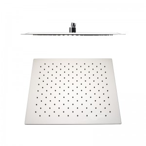 HL 6303 10 inch Square Single Setting 304 Stainless Steel High Pressure Soft Spray Rain Shower Head for Bathroom