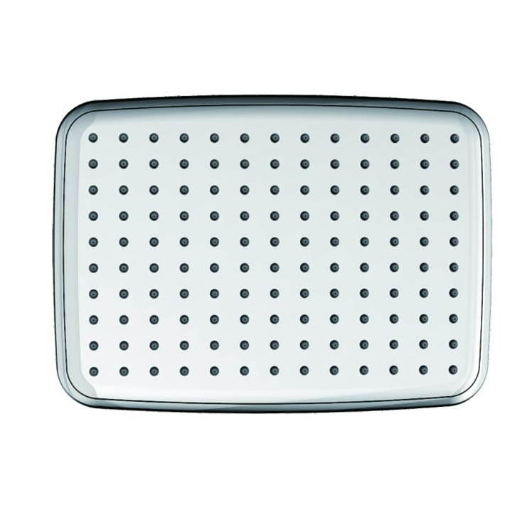 1F652 Luxury High Pressure ABS Chromed Rectangle Overhead Shower head For Bathroom