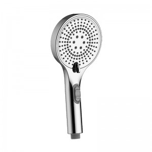 3F8181 Multi-Function High Pressure ABS Handheld Shower Head With Top Spray And ON/OFF Switch For Bathroom