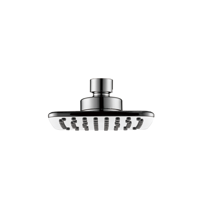1F150  4 Inch High pressure ABS Chromed Square Rain Shower head For Bathroom