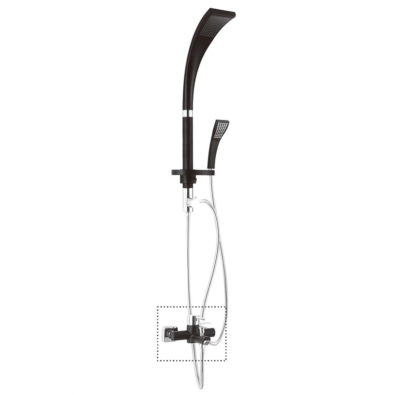 HL-2203B Al Wall mounted Slim Shower Panel with with angle adjustable for Bathroom
