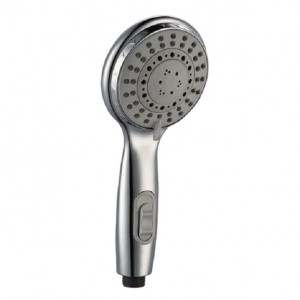 5F1618F Five Function Modern ABS Chromed Handheld shower head with ON/OFF Switch