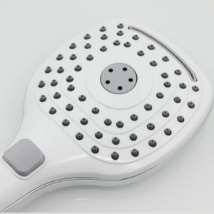 3F8818W Three Function Modern ABS White Handheld shower head with cUPC certificate