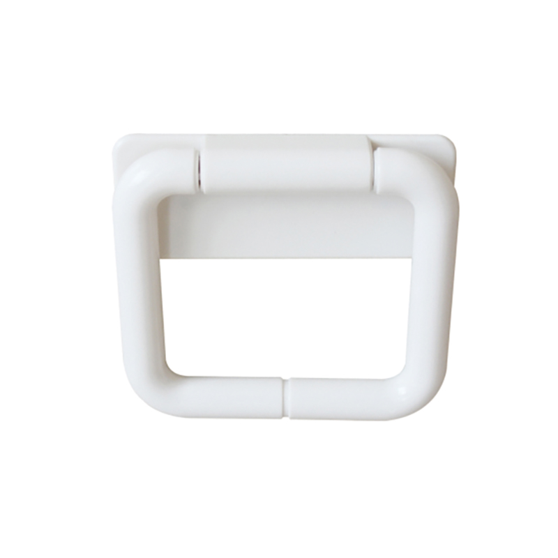 HL-M004 Plastic Towel Ring ,White Drill Free Towel Ring For Bathroom
