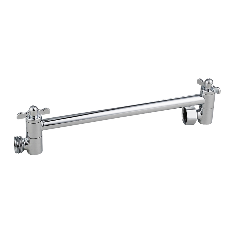 1U Wall Mounted 9 Inch Brass Shower Arm For Shower Head In Bathroom