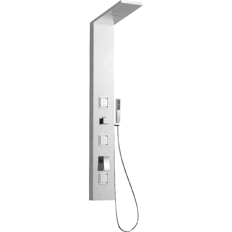 HL-2320 Huale Multi-Function Gold color Shower Panel in stainless steel 301 material for Home Hotel Resort
