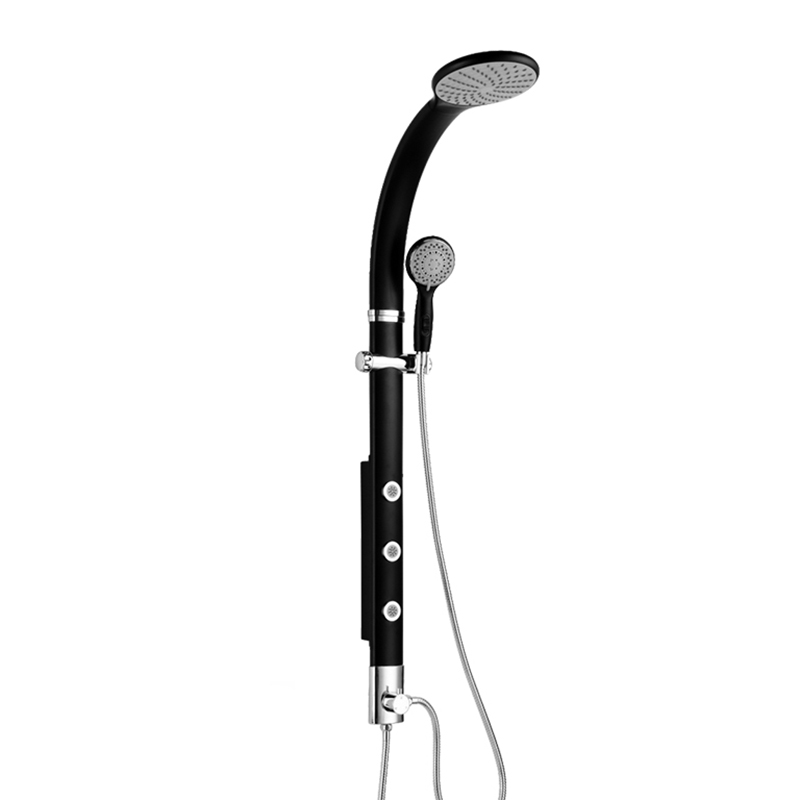 HL-2419 HUALE Red Multi Function Al Shower Panel include body jet function for bathroom
