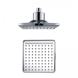 2F169 I-Switch Smart Square Sensor Rain Led Shower Head With 2 Setting for Bathroom