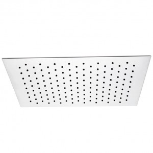 HL6306 16 inch Big Size Chromed Square Single Setting Ultra-thin 304 Stainless Steel High Pressure Soft Spray Rain Shower Head for Bathroom