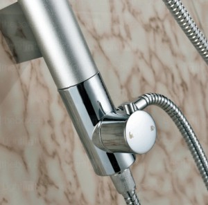 HL-2204 Stainless Steel  Shower Panel with Multi Function and height adjustable plate in bathroom with cUPC certificate