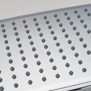 1F652 Luxury High Pressure ABS Chromed Rectangle Rain Shower head For Bathroom