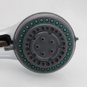 5F1908 Factory Wholesale Five Setting round shape ABS Chromed Handheld shower head