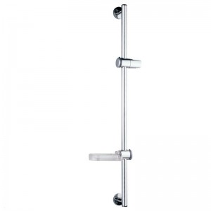 SR-9E 34.3 inch Brass long Shower Slider Bar with adjustable handheld shower head holder