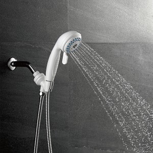3F5678-HD7  High Pressure 3 Setting ABS Chromed Shower Head Set  For Bathroom