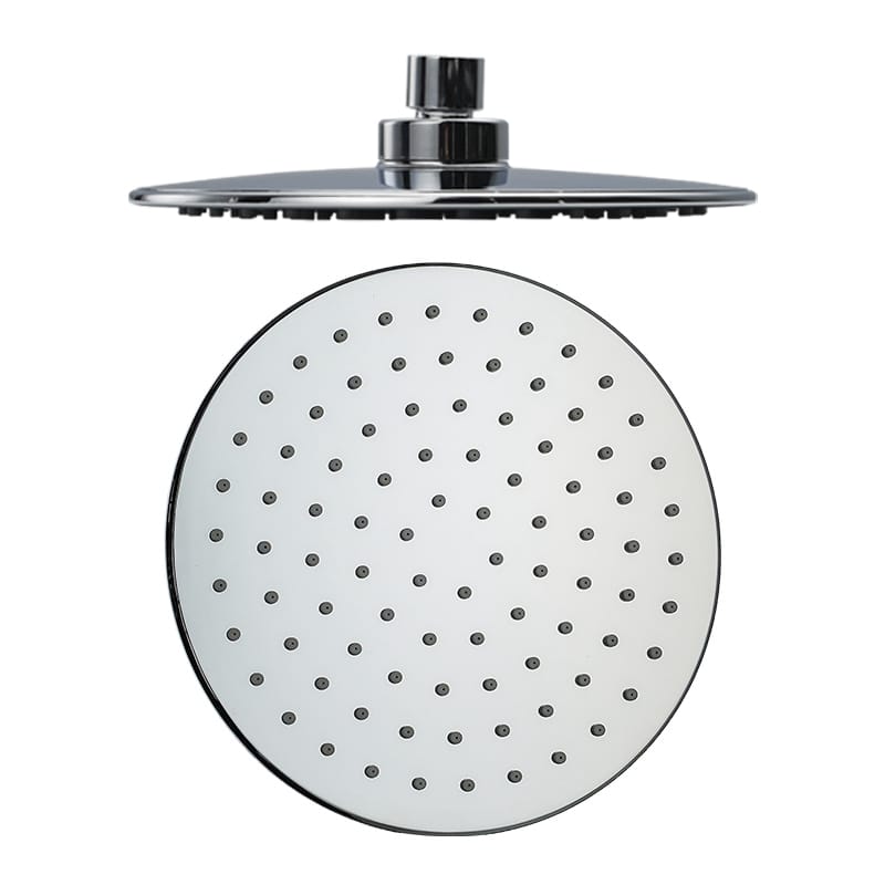 1F162   8 Inch High pressure Plastic  Chromed Round Rain Shower head For Bathroom