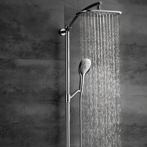 HL-3131 Brass Chromed short Shower Column Set with multi function including rain shower ,handheld shower for Bathroom