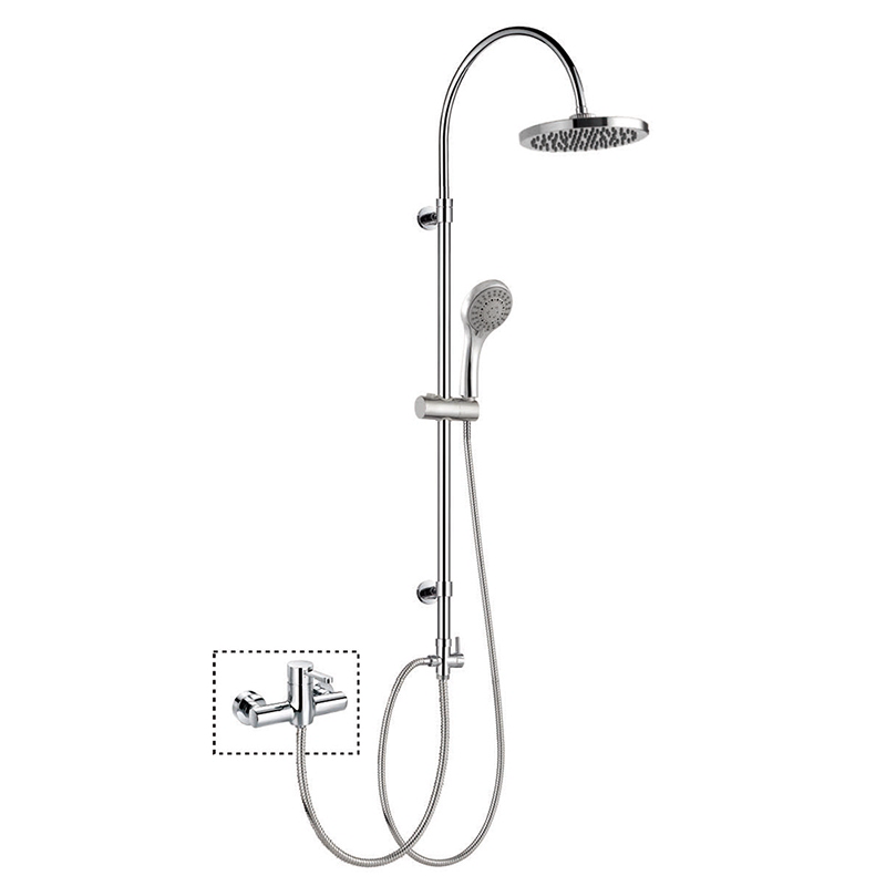 Brass multi Function Long Shower Column Set including rain shower ,handheld shower for Bathroo