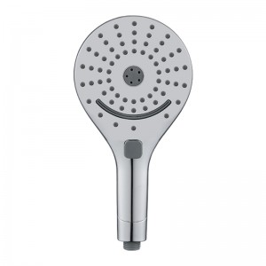 3F8808 ABS three setting rainfall  handheld shower head big spray jet shower head for bathroom