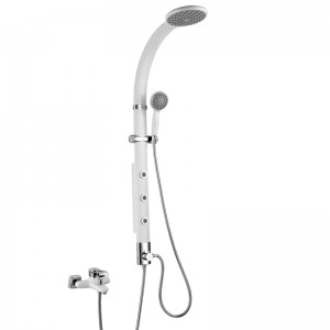 HL-2419 HUALE Red Multi Function Al Shower Panel include body jet function for bathroom