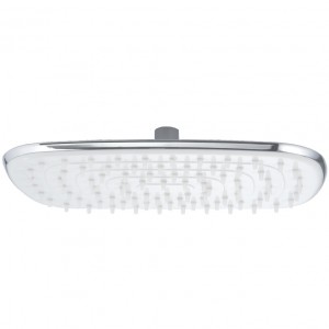 1F650W High Pressure big size ABS Rectangle Rain Shower head For Bathroom